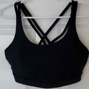 Lululemon Black Energy Bra size 12